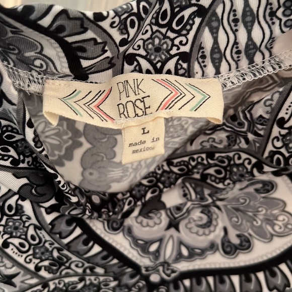 Black and white print dress - Picture 3 of 3